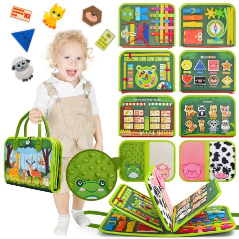 2Kids Toys Sensorisches Beschäftigungsbuch Tiere