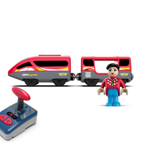 2Kids Toys Elektrisches Eisenbahn-Set mit Fernbedienung und Figur