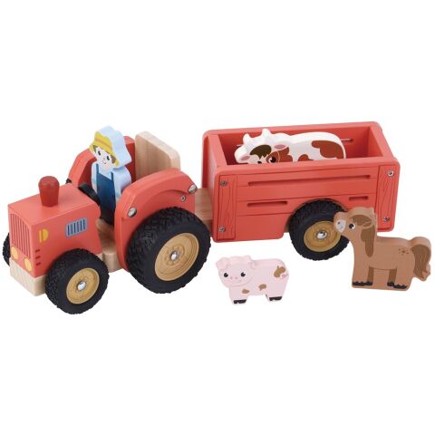 2Kids Toys Traktor mit Anhänger und Figuren