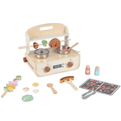 2Kids Toys Holzgrill mit Zubehör