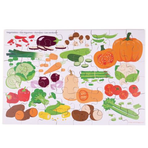 Bigjigs Toys Bodenpuzzle Gemüse