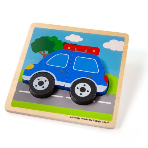 Bigjigs Toys Einsatz Puzzle Auto