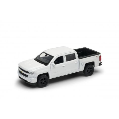 Welly Chevrolet Silverado (2017) 1:34 silber