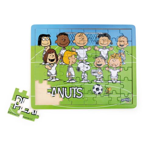 small foot aus Holz Peanuts Fußball Puzzle