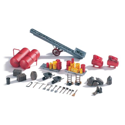 Piko Authentic Edition Förderband für Kohle mit Zubehör - 61111