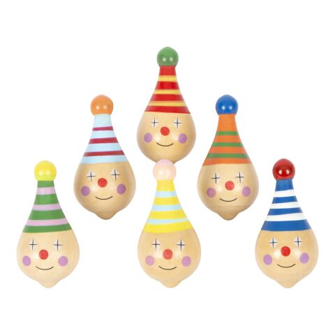 small foot Holz drehendes Spielzeug Clown Satz von 6 Stück