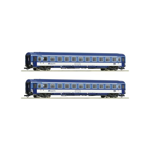 Roco 2er-Set: Eurofima CD-Wagen- 6200157