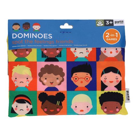 Petit Collage Domino 2in1 Gefühle/Nummern