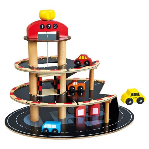 Bino Holzparkplatz mit Aufzug 4 Autos