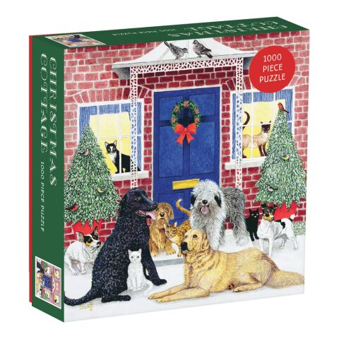 Galison Puzzle Weihnachtshäuschen 1000 Teile