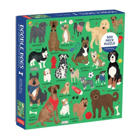 Mudpuppy Puzzle Hunde Rassen 500 Teile