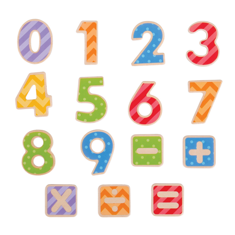 Bigjigs Toys Magnetische farbige Ziffern