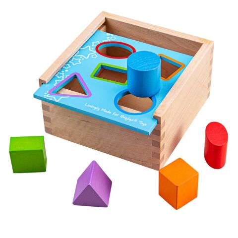 Bigjigs Toys Einsatzbox mit Formen