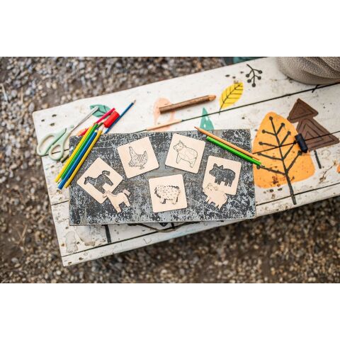 BeWooden Puzzle 4 in 1 Farm