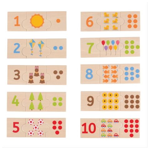 Bigjigs Toys Lernpuzzle zum Zählen