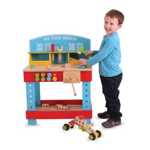 Bigjigs Toys Hölzerne Werkbank