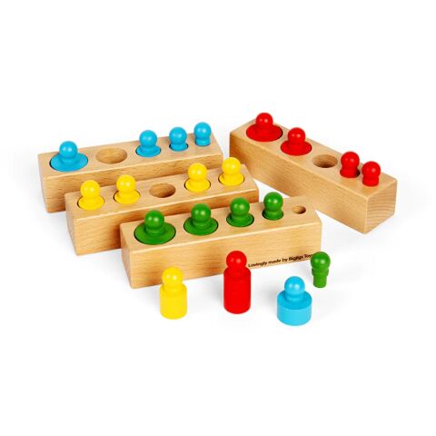 Bigjigs Toys Motorisierte Einlegeblöcke 24 Stück