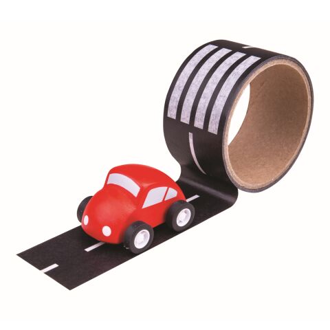 Bigjigs Toys Klebebandweg mit Auto