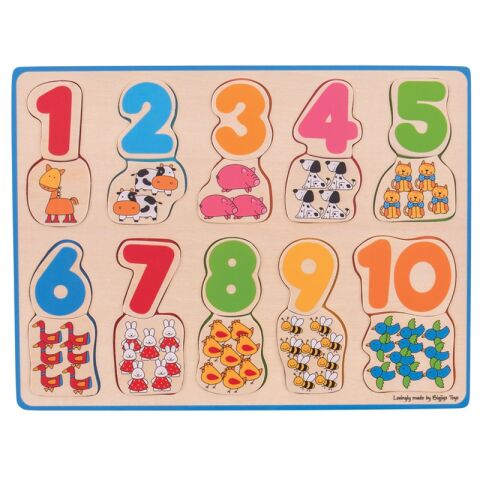 Bigjigs Toys Zählpuzzle 2