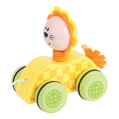 Bigjigs Toys Ziehspielzeug an einer Schnur Löwenjunges