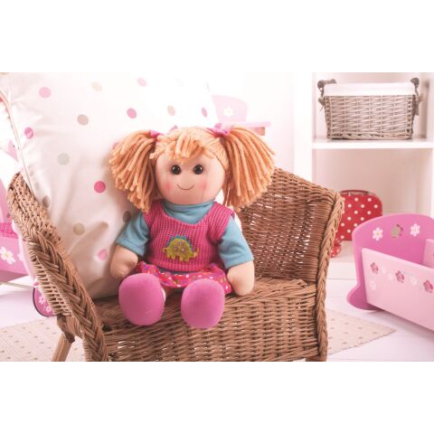 Bigjigs Toys Susie Stoffpuppe 38 cm