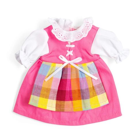 Bigjigs Toys Rosa Kleid mit Schürze für Puppe 28 cm