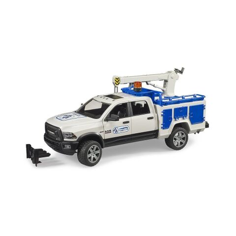 Bruder RAM 2500 Servicewagen mit Schwenkarm und Kennleuchte