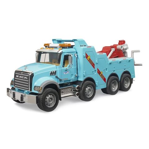 Bruder MACK Granite Bergungs- und Abschleppwagen mit Ton und Licht