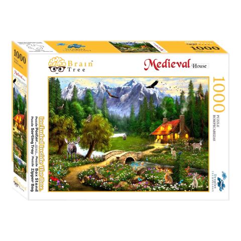 Brain Tree Puzzle Berghütte 1000 Teile