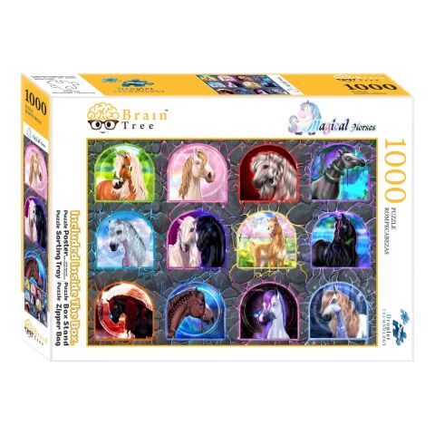 Brain Tree Puzzle Magic Horses 1000 Teile