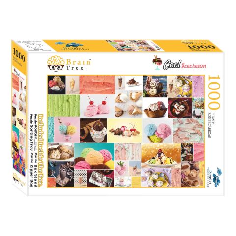 Brain Tree Puzzle Welt der Eiscreme 1000 Teile