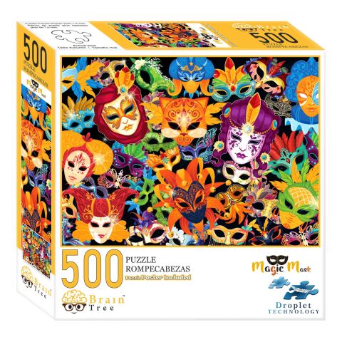 Brain Tree Puzzle Magische Masken 500 Teile