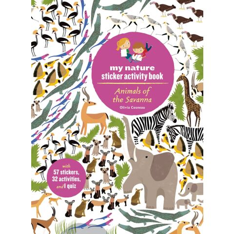 Chronicle Books Activity Book mit Aufklebern Tiere der Savanne