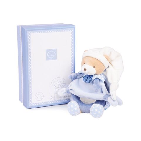 Doudou-Geschenkset - Plüsch Rassel Teddybär 19 cm