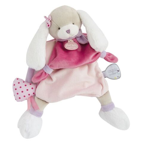 Doudou Plüsch Welpe Hundchen Rosa 28 cm