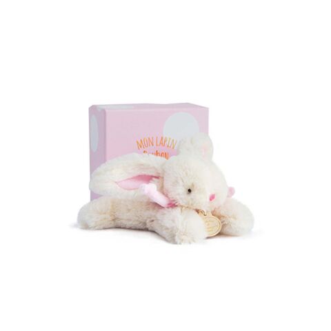 Doudou-Geschenkset - Plüsch Kaninchen Rosa 16 cm