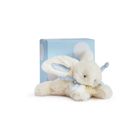 Doudou-Geschenkset - Gefülltes Kaninchen blau 16 cm