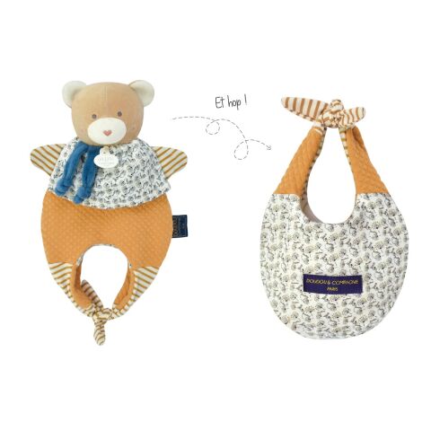 Doudou Teddybär in 3in1 Tasche