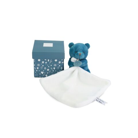 Doudou Mein kleiner Teddybär 10 cm blau