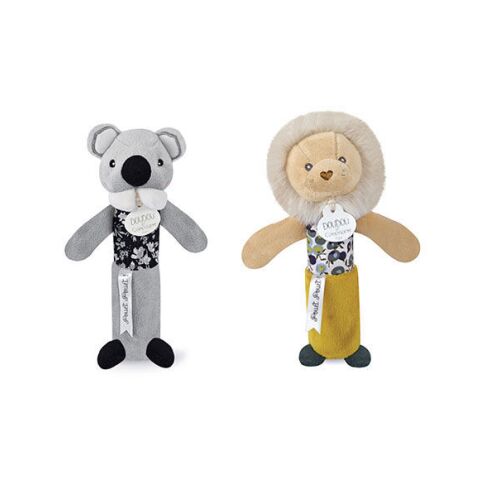 Doudou Quietschende Rassel 17 cm 1 Stück Löwe