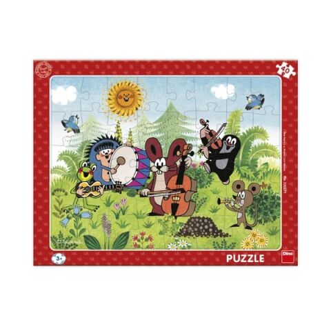 Dino Board Puzzle Maulwurf und die Bande 40 Stück