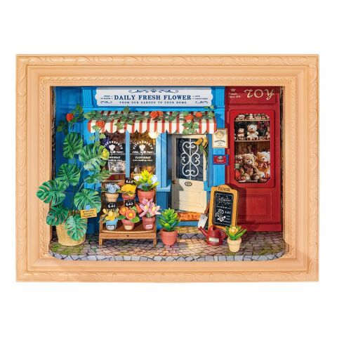 RoboTime 3D-Holzpuzzle im Rahmen Florist