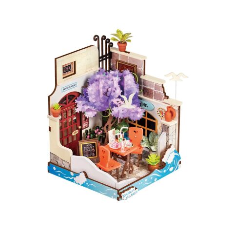 RoboTime 3D-Puzzle Miniaturhaus Restaurant Sea Holiday