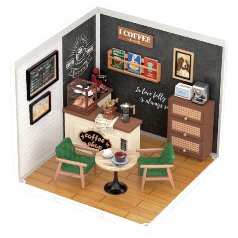RoboTime 3D-Puzzle Miniaturhaus Café der Inspiration