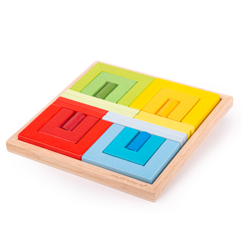 Bigjigs Toys Faltfiguren aus Holz