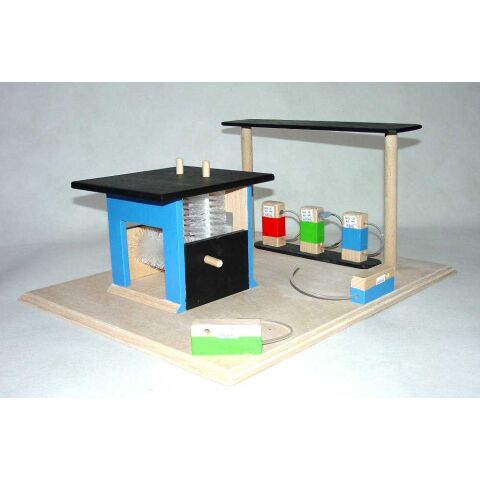 Holzspülmaschine mit Benzin