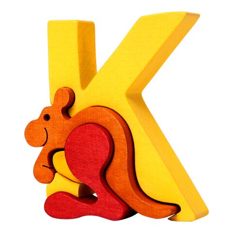 Fauna Alphabet Buchstabe K Känguru