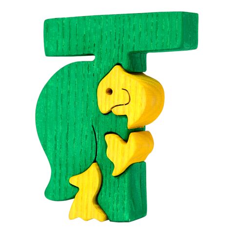 Fauna Alphabet Buchstabe T Schildkröte