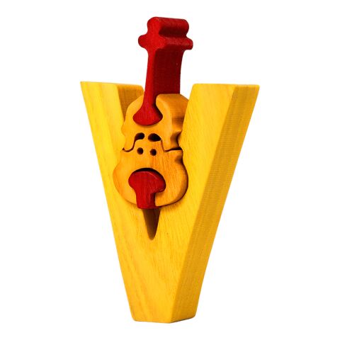 Fauna Alphabet Buchstabe V viola