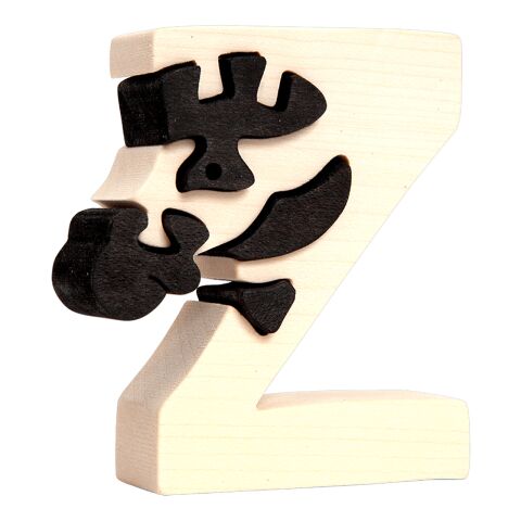 Fauna Alphabet Buchstabe Z Zebra